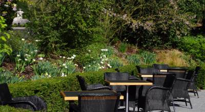 Terrasse restaurant d'un hôtel