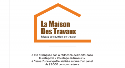 La Maison Des Travaux élue Meilleure Enseigne 2026 !