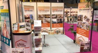Stand La Maison Des Travaux au salon de la Franchise