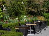 Terrasse restaurant d'un hôtel