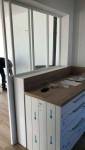 Porte verrière pour délimiter l'espace cuisine - Ploemeur (56270)