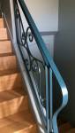 Rampe d'escalier rénovée