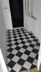carrelage grés cérame noir et blanc Amiens