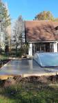 Dalle béton piscine
