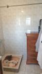 Vieux socle de douche