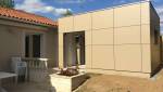 Extension d'une maison de 20,7 m² en bardage fibrociment, à Brains 44