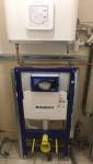 Installation d'un nouveau chauffe-eau et WC suspendu - Nantes 44000
