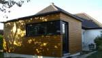 Extension avec bardage bois - couvreur 77, terrassier 77, façadier 77, architecte 77,maçon 77, électricien 77, plombier 77, plaquiste 77, peintre intérieur 77, carreleur 77, charpentier 77, menuisier 77, chauffagiste 77