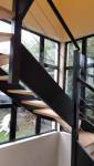 Nouvel escalier en bois bicolore (Montgeron 91230)