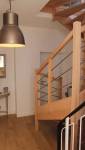 Installation d'un escalier en bois à Le Perreux