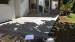 Finition de la terrasse 