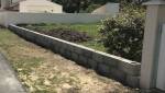 Construction du mur