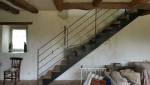 Escalier avec style d'atelier 