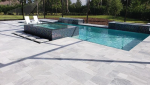 Plage de piscine en quartzite
