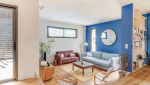Construction d'une maison en bois à Vertou - Salon séjour