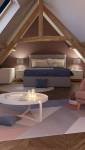 Chambre dans combles