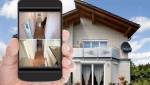 Consultation des images sur un smartphone