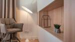 Une niche murale pour exposer des objets.