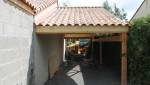 Création d'un carport à Basse-Goulaine - travaux en cours