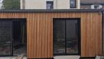 Extension avec son bardage bois en Douglas - Nantes 44
