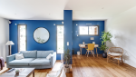 Construction d'une maison en bois à Vertou - Salon séjour
