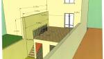Création d'une véranda sur chambre sous-sol à MONTRICHARD (41)