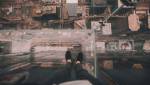 plancher de verre dans un building 