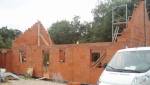 Destruction d'une vieille grange pour reconstruction à neuf à Veilleins (41)