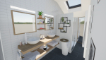 Plans 3D Rénovation d'une salle de bains à Bouguenais