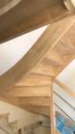 escalier en cours de pose