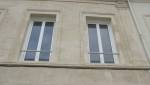 Restauration de façade (en pierre de taille) à Luc sur Mer (côte de Nacre, proche Ouistreham)