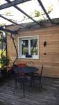 Extension bois à Hochstatt côté terrasse