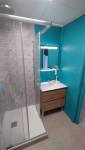 Transformation d’un garage en bureau et salle de bain à Champier