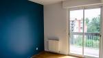 Chambre repeinte intégralement