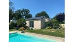 Réalisation d'un pool house près d'une piscine à Muzillac (56190)