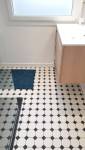 Rénovation du sol dans une salle de bain à Port-Marly (78)