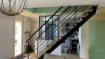 Mise en place d'un escalier monopoutre 
