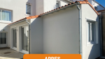 Extension ossature bois à Royan