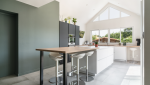 Vue cuisine intérieur - Extension pour réaliser une cuisine au Bignon