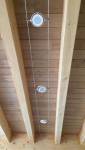 Plafond habillé de poutres