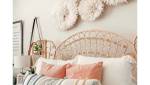 Décoration murale d'une chambre au style bohème chic