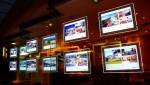Porte-affiches LED pour annonces immobilières
