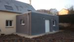 Côté de l'extension de maison à Chatenay Malabris