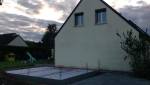 Fondation et hourdis pour l'extension garage
