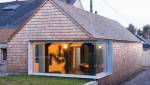 Ecoconstruction extension bois à revêtement bois imitation pierre - Arras 62