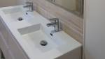 meuble double vasque, salle de bain rénovée