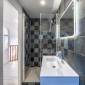Douche spacieuse