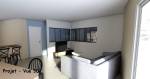Simulation 3D (vue salon)