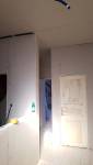 Pendant : reconstruction du mur bureau