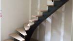 Pose d'un escalier quart tournant à Villers sur mer